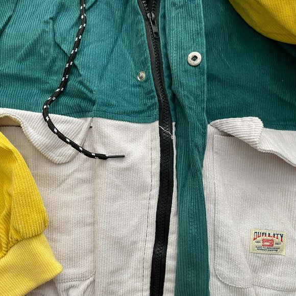 Zaful XL Corduroy Retro 90s zip up Jacket - Picture 2 of 5